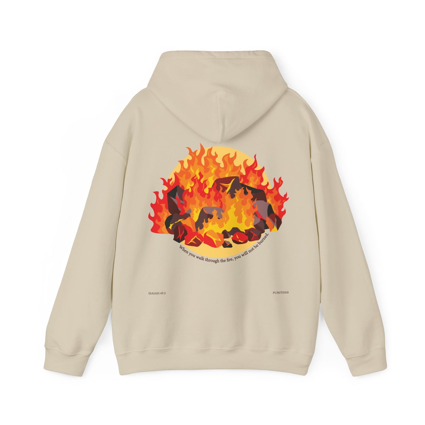 Fire ISAIAH 43:2 HOODIE Lights