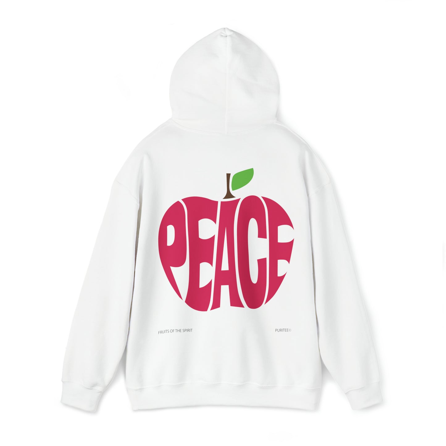 PEACE Apple HOODIE White