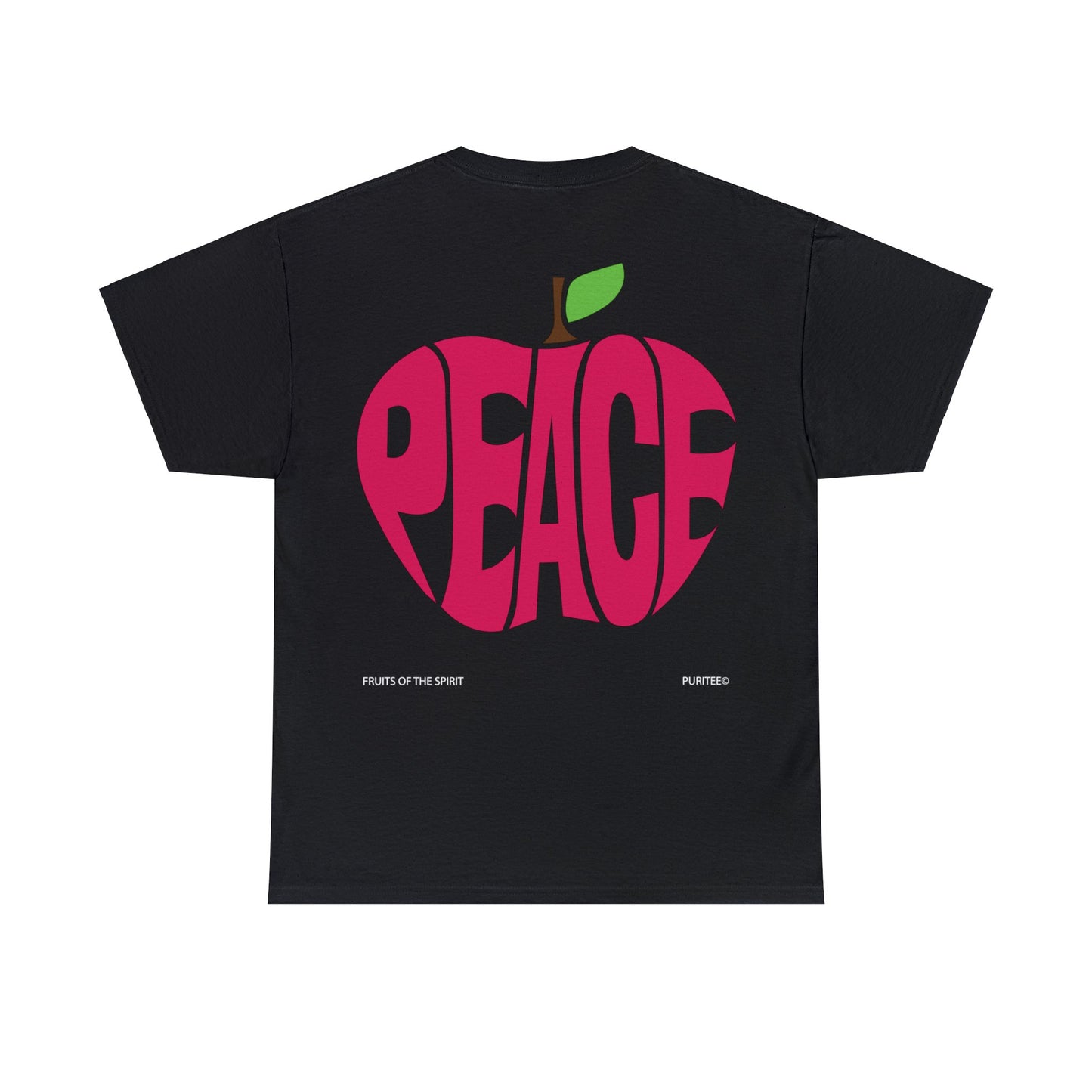PEACE Apple TEE-shirt Black