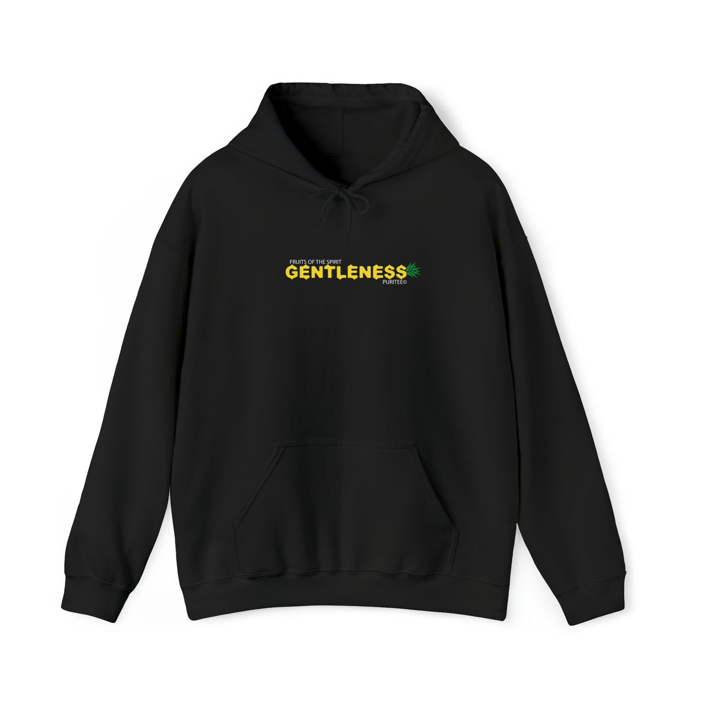 GENTLENESS Pineapple HOODIE Black