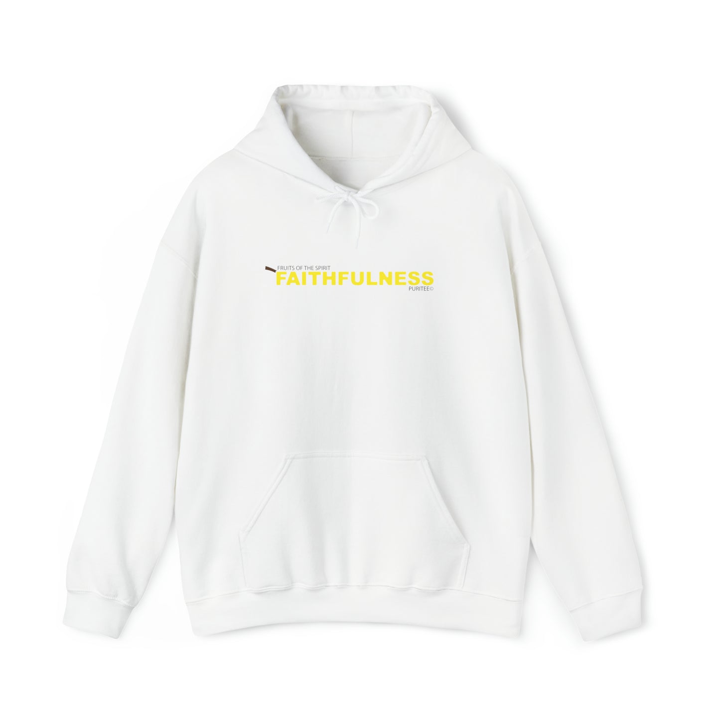 FAITHFULNESS Banana HOODIE White