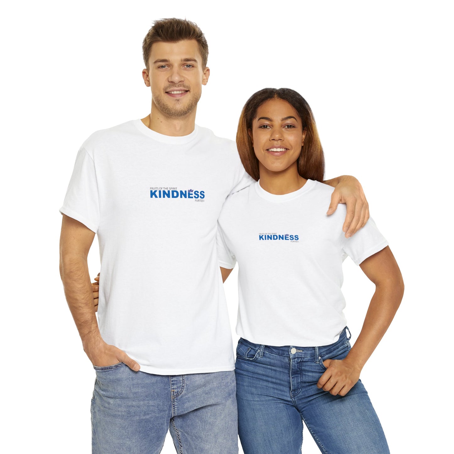 KINDNESS Blueberry TEE-shirt White