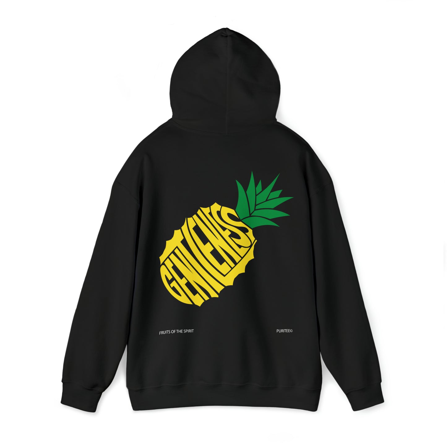 GENTLENESS Pineapple HOODIE Black