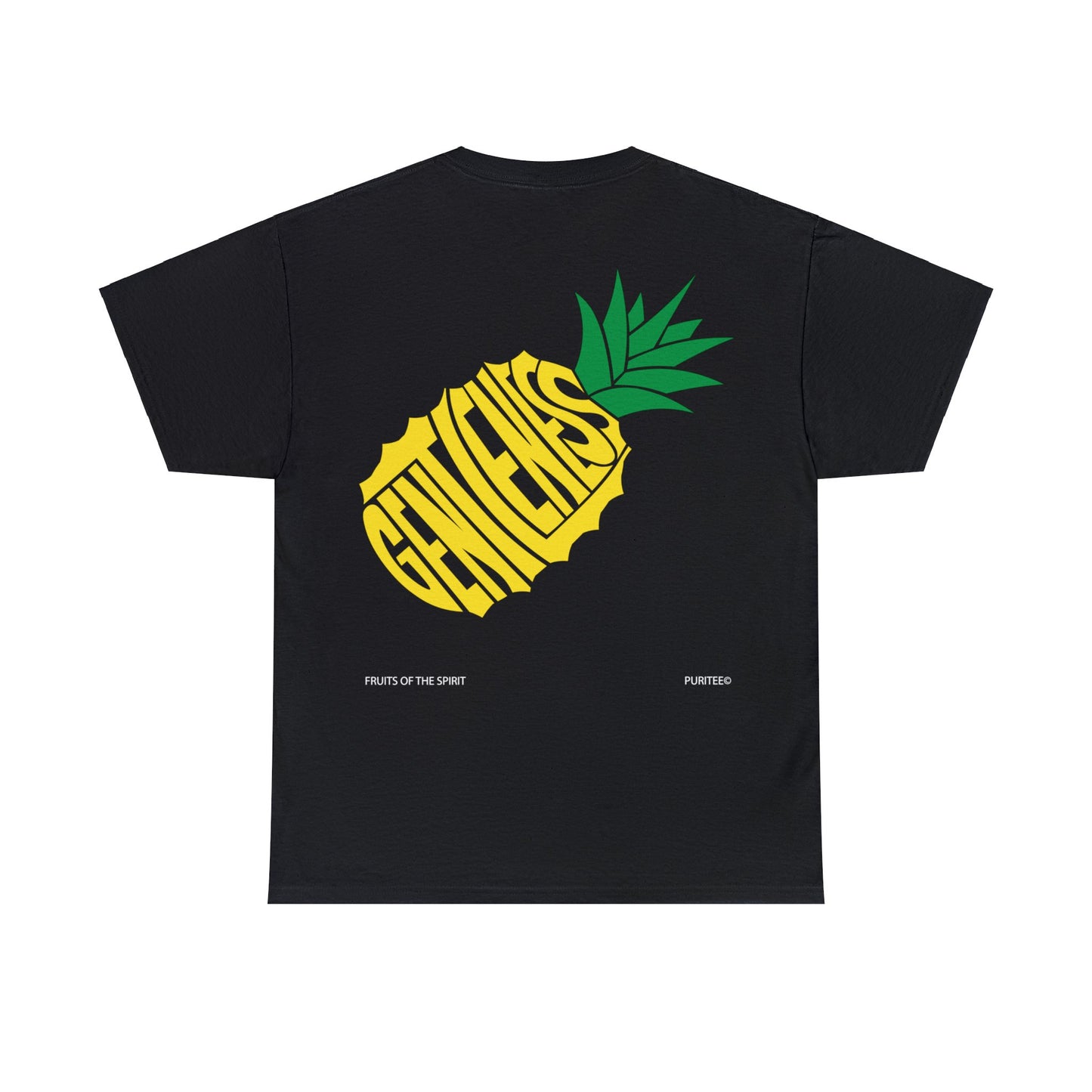 GENTLENESS Pineapple TEE-shirt Black