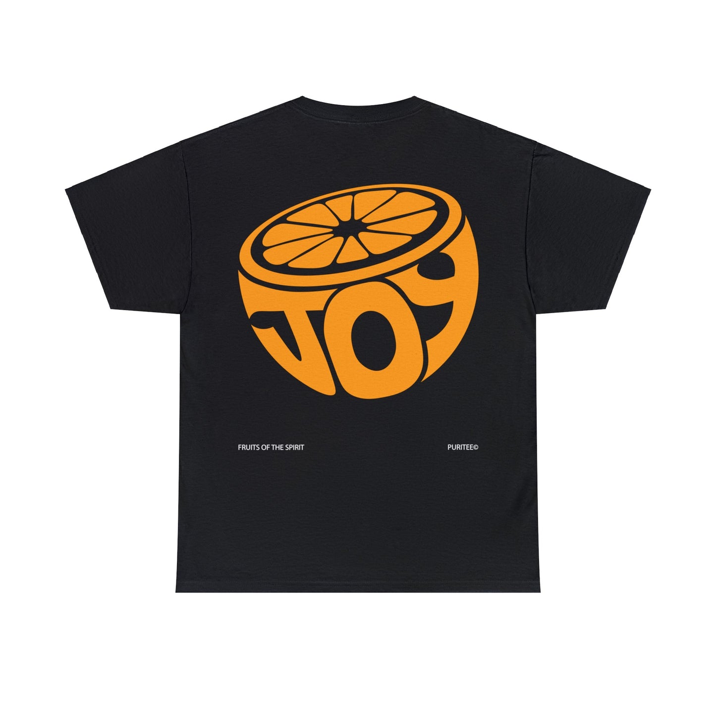 JOY Orange TEE-shirt Black