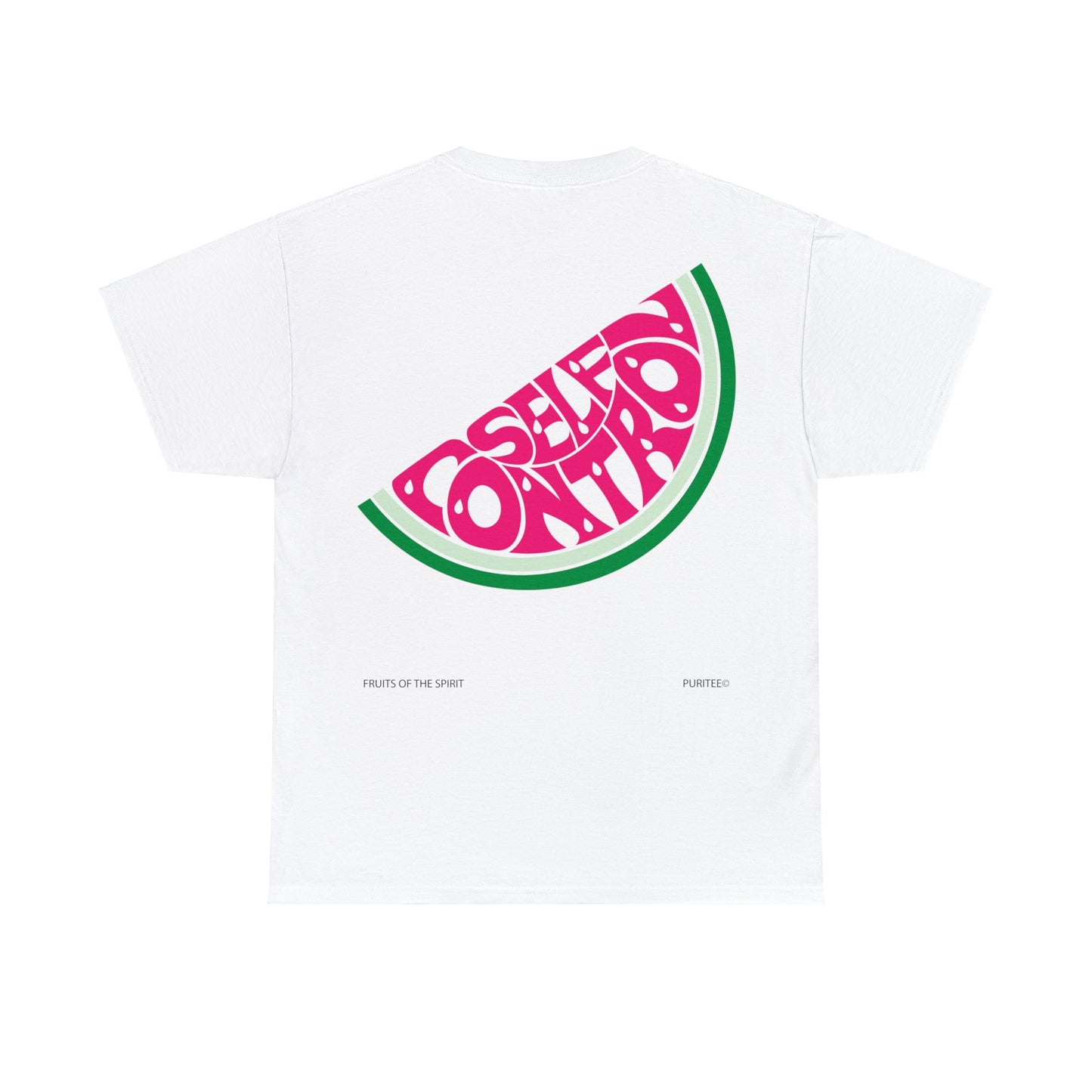 SELF CONTROL Watermelon TEE-shirt White