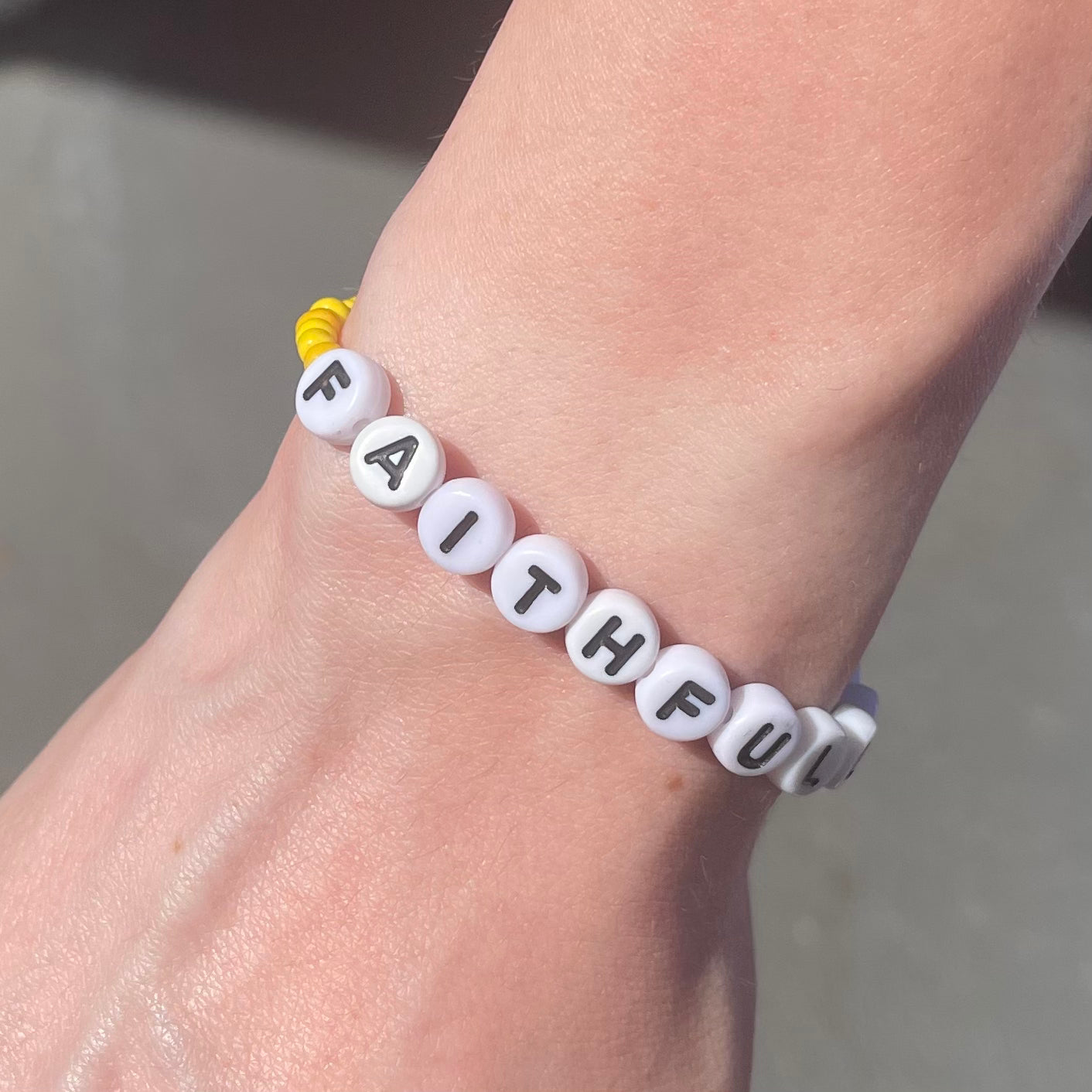 FAITHFULNESS Banana Beaded Bracelet