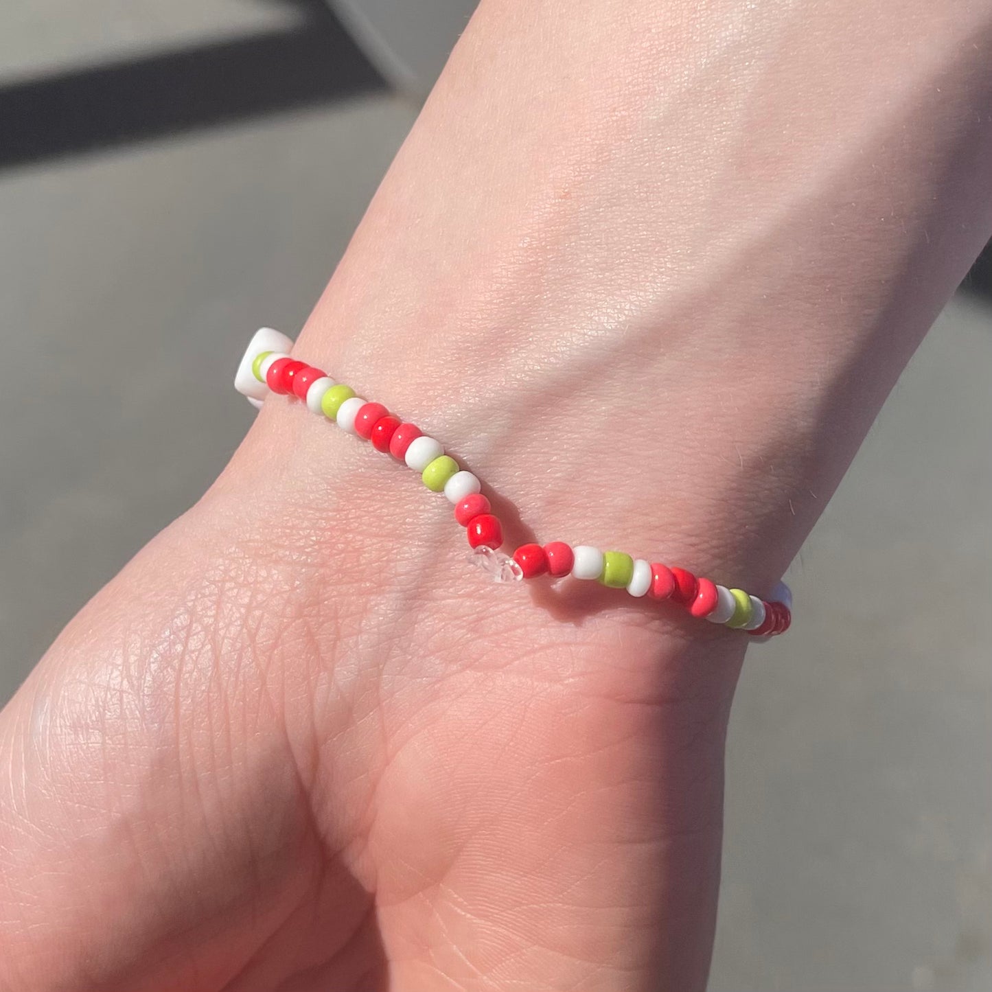 SELF CONTROL Watermelon Beaded Bracelet