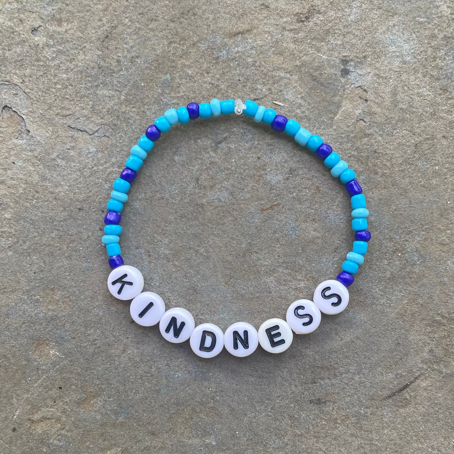 KINDNESS Blueberry Beaded Bracelet