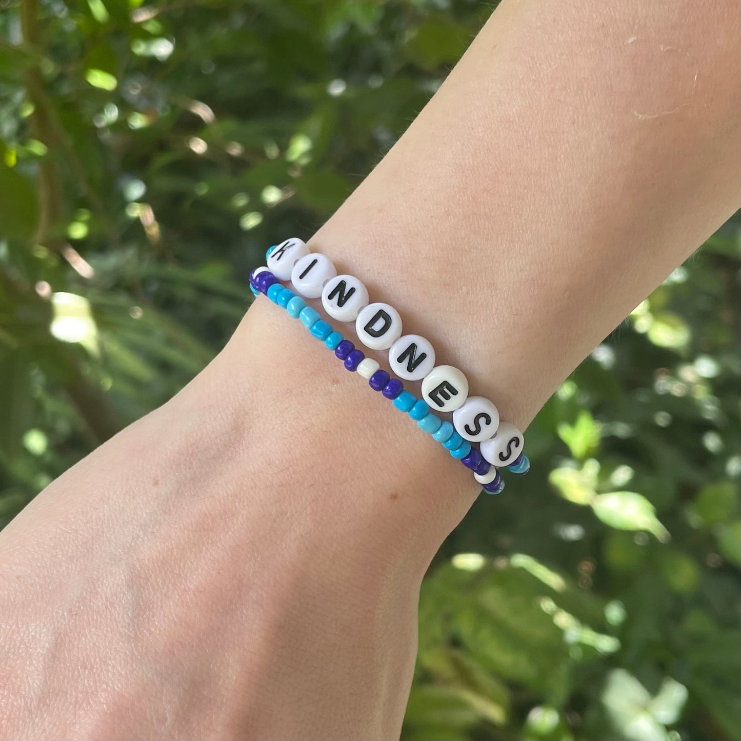 KINDNESS Blueberry Beaded Bracelet PACK