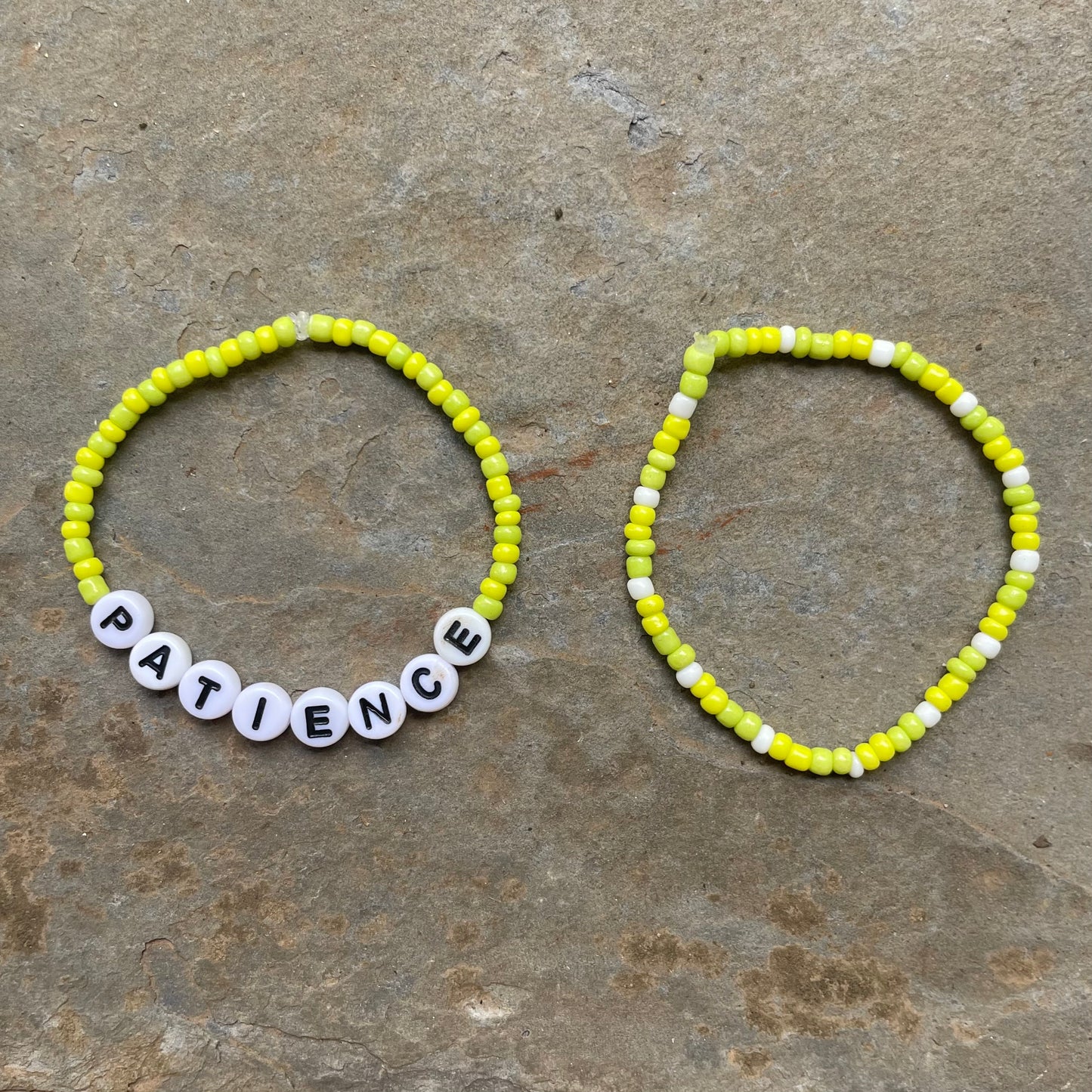 PATIENCE Pear Beaded Bracelet PACK