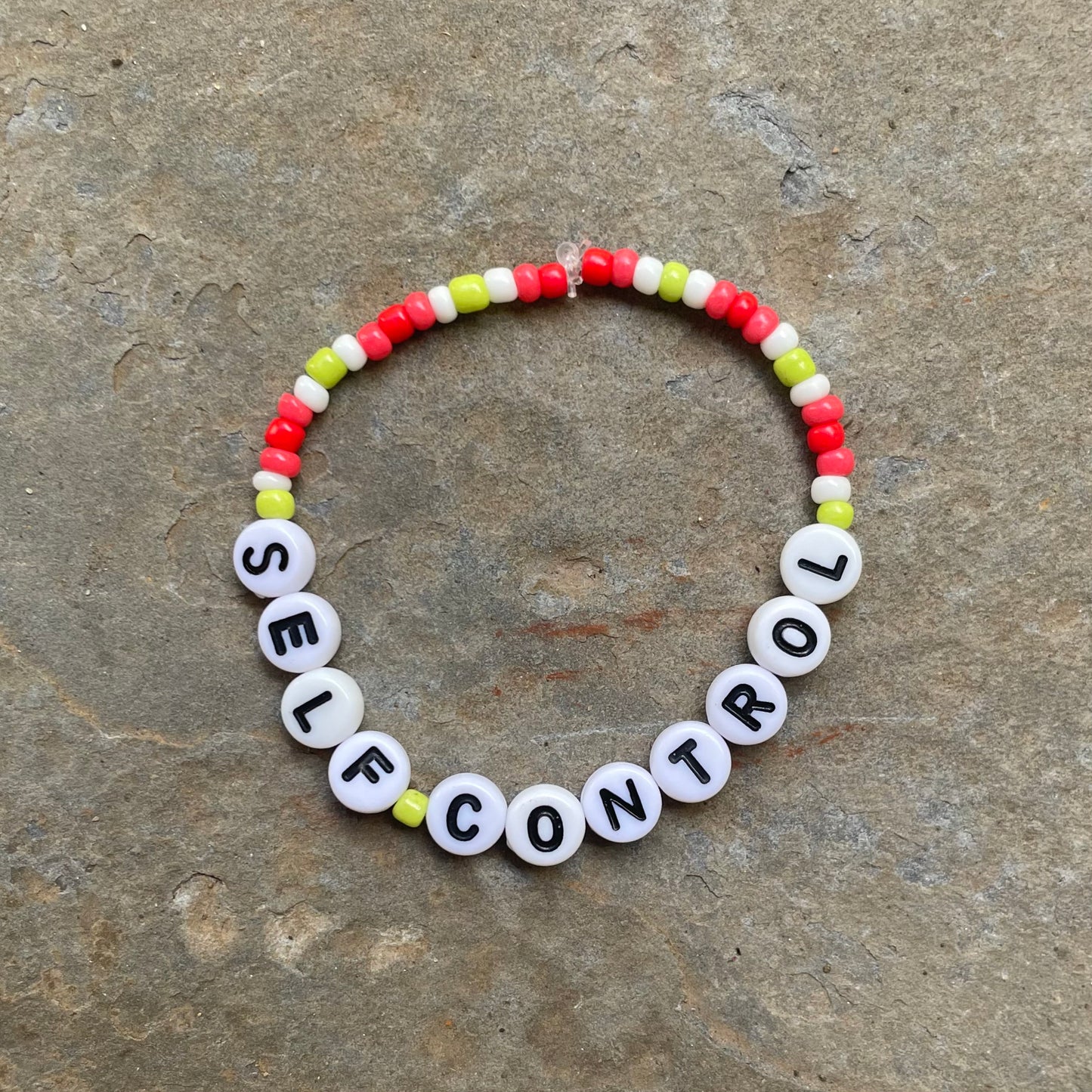 SELF CONTROL Watermelon Beaded Bracelet