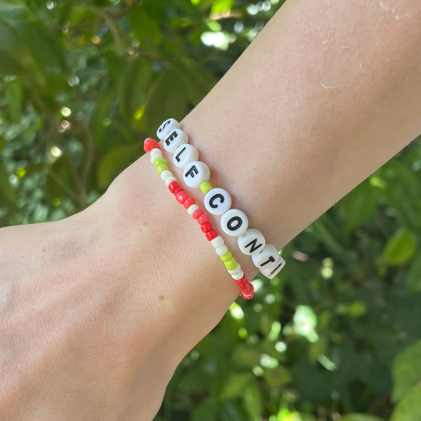 SELF CONTROL Watermelon Beaded Bracelet PACK