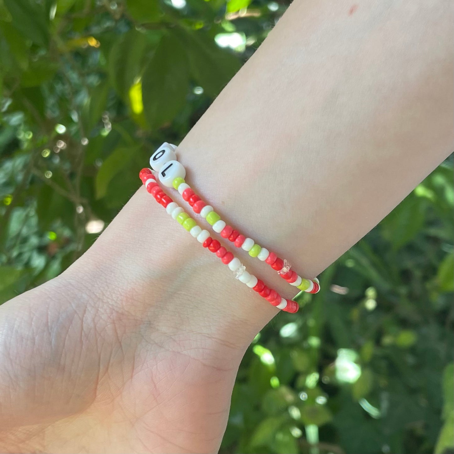 SELF CONTROL Watermelon Beaded Bracelet PACK