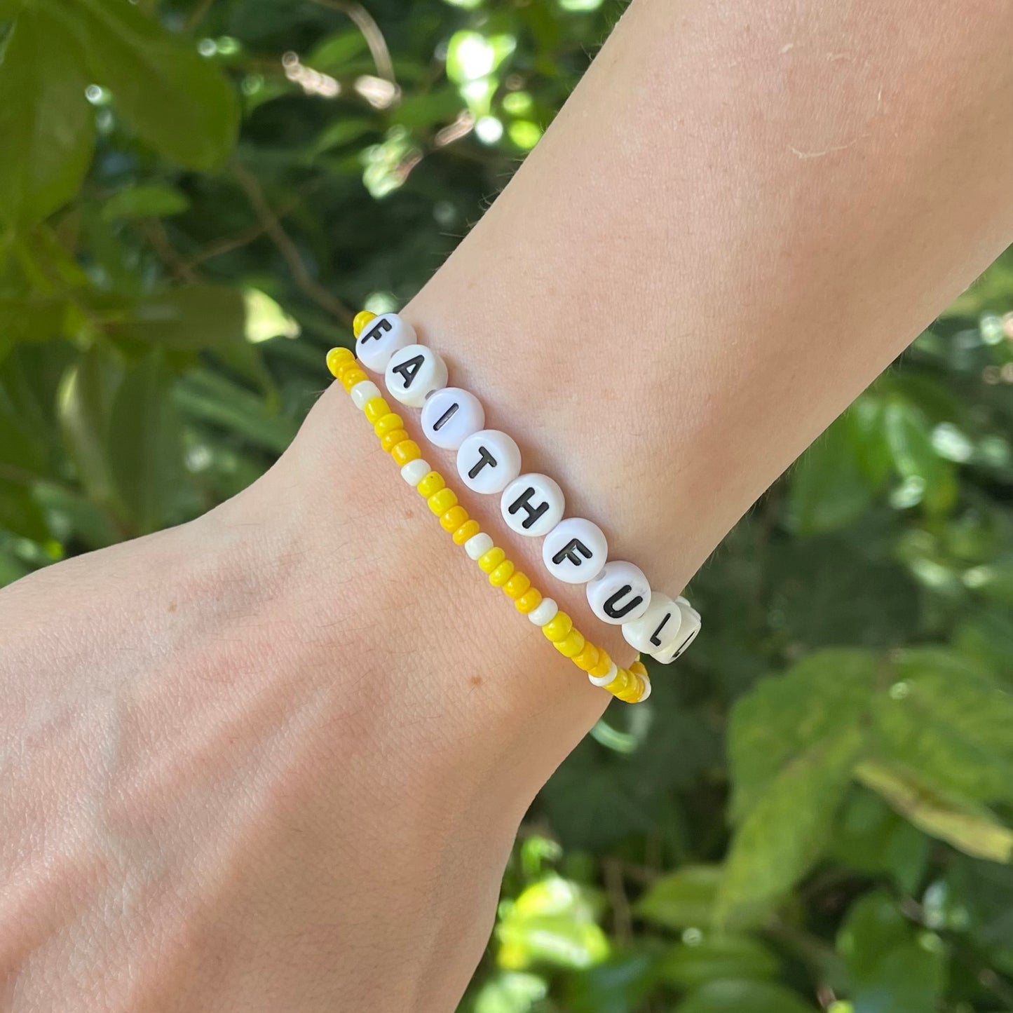 FAITHFULNESS Banana Beaded Bracelet PACK