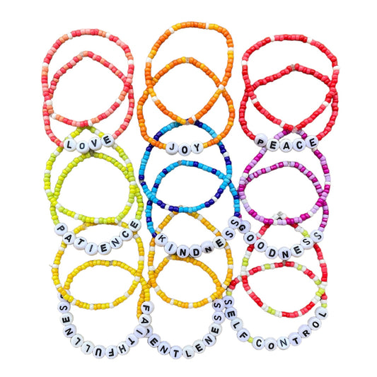 Fruits of the Spirit Beaded Bracelet PACK SET