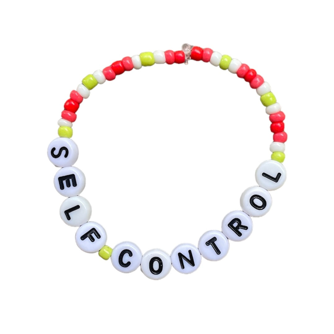 SELF CONTROL Watermelon Beaded Bracelet