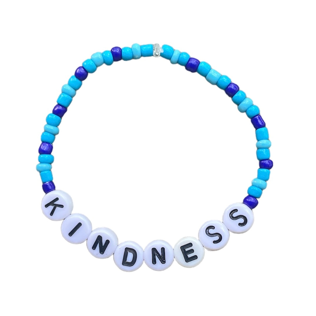 KINDNESS Blueberry Beaded Bracelet