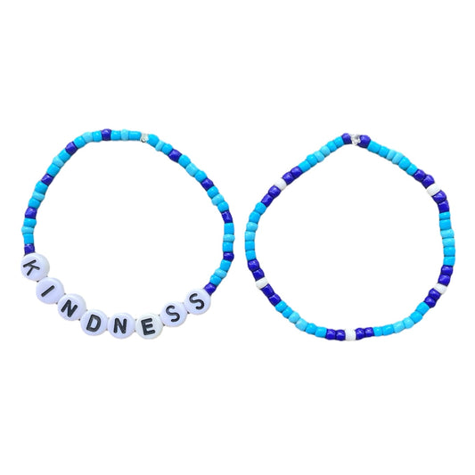 KINDNESS Blueberry Beaded Bracelet PACK